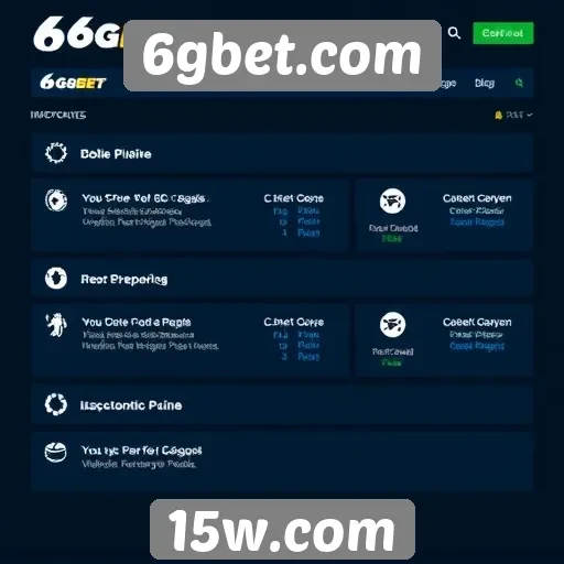 Recursos e funcionalidades do site 6gbet.com